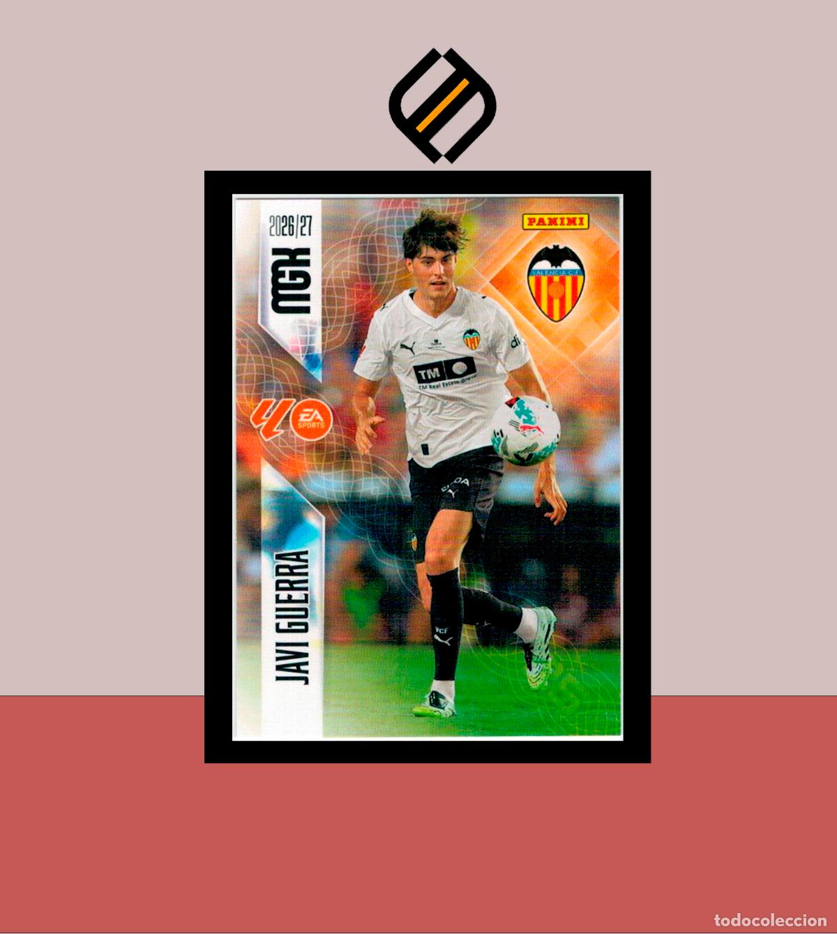 Cromos de f&uacute;tbol: MEGACRACKS 2026 2027 26 27 PANINI N&ordm; 354 JAVI GUERRA VALENCIA COLECCI&Oacute;N ALB&Uacute;M MGK