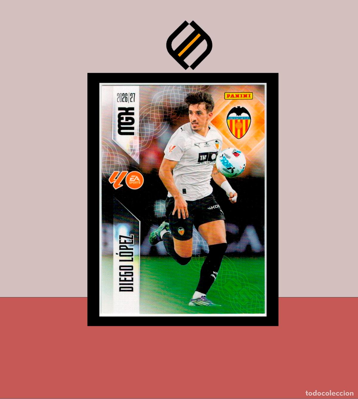 Cromos de f&uacute;tbol: MEGACRACKS 2026 2027 26 27 PANINI N&ordm; 359 DIEGO L&Oacute;PEZ VALENCIA COLECCI&Oacute;N ALB&Uacute;M MGK