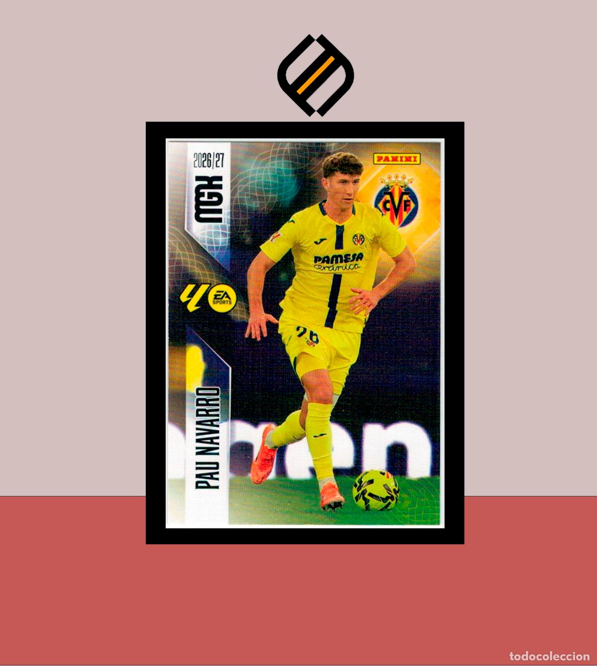 Cromos de f&uacute;tbol: MEGACRACKS 2026 2027 26 27 PANINI N&ordm; 365 PAU NAVARRO VILLARREAL COLECCI&Oacute;N ALB&Uacute;M MGK