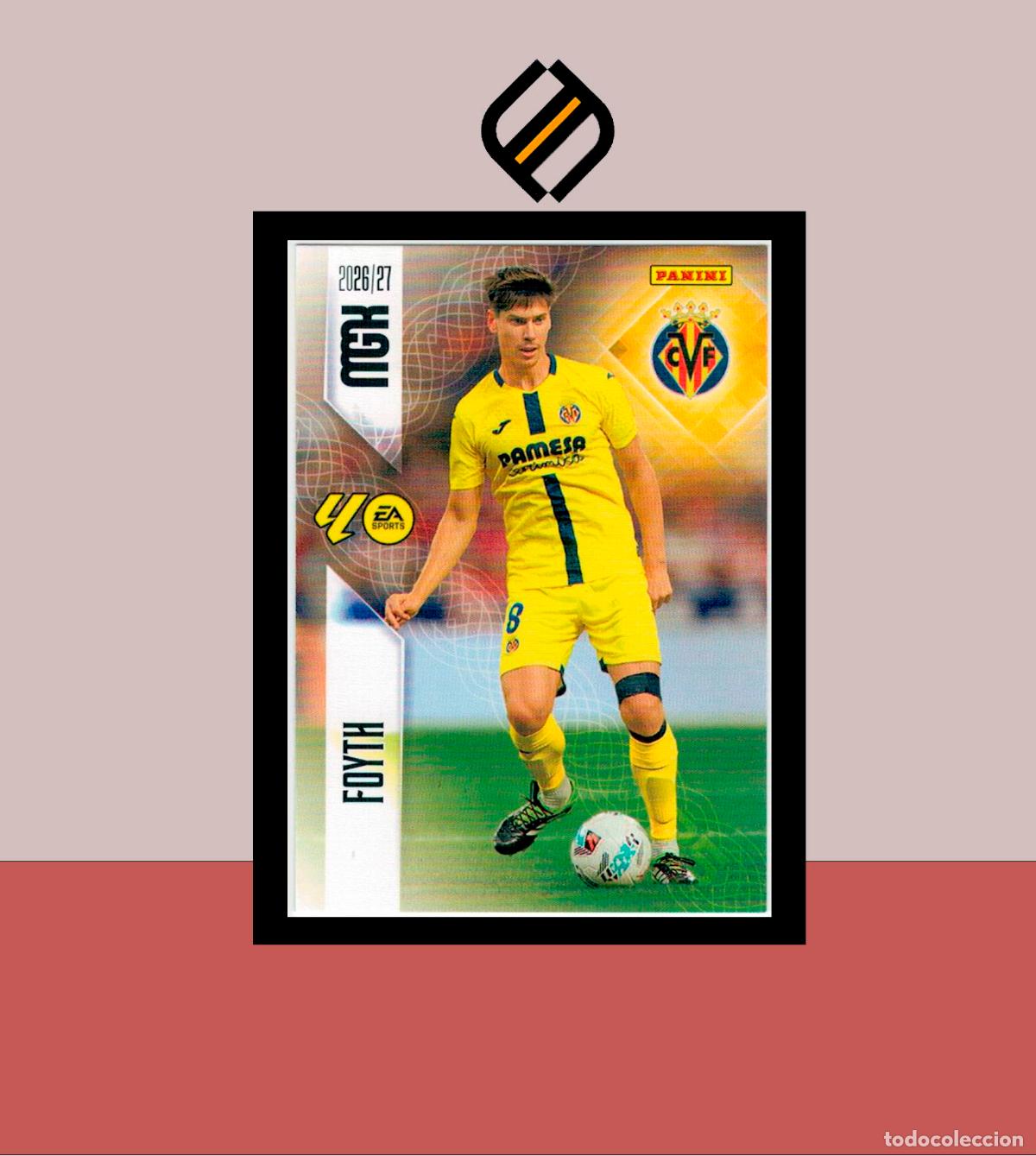Cromos de f&uacute;tbol: MEGACRACKS 2026 2027 26 27 PANINI N&ordm; 366 FOYTH VILLARREAL COLECCI&Oacute;N ALB&Uacute;M MGK
