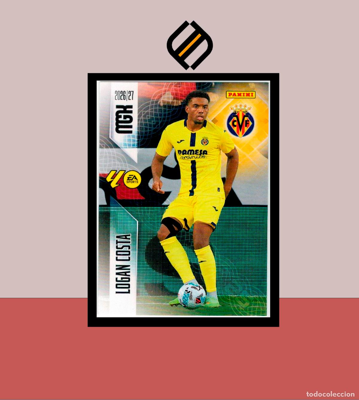 Cromos de f&uacute;tbol: MEGACRACKS 2026 2027 26 27 PANINI N&ordm; 367 LOGAN COSTA VILLARREAL COLECCI&Oacute;N ALB&Uacute;M MGK 2 EDICI&Oacute;N