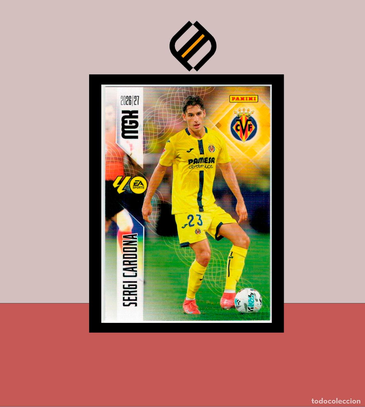 Cromos de f&uacute;tbol: MEGACRACKS 2026 2027 26 27 PANINI N&ordm; 369 SERGI CARDONA VILLARREAL COLECCI&Oacute;N ALB&Uacute;M MGK