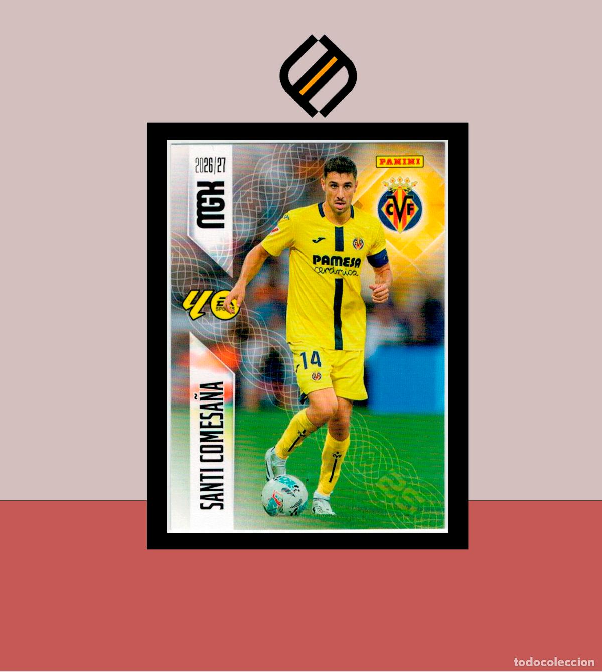 Cromos de f&uacute;tbol: MEGACRACKS 2026 2027 26 27 PANINI N&ordm; 370 SANTI COMESA&Ntilde;A VILLARREAL COLECCI&Oacute;N ALB&Uacute;M MGK