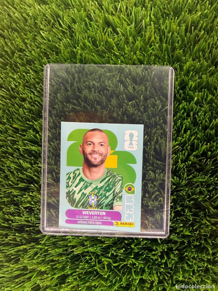Cromos de f&uacute;tbol: N&ordm; BRA3B Weverton Actualizaci&oacute;n Brasil Mundial 2026 Stickers