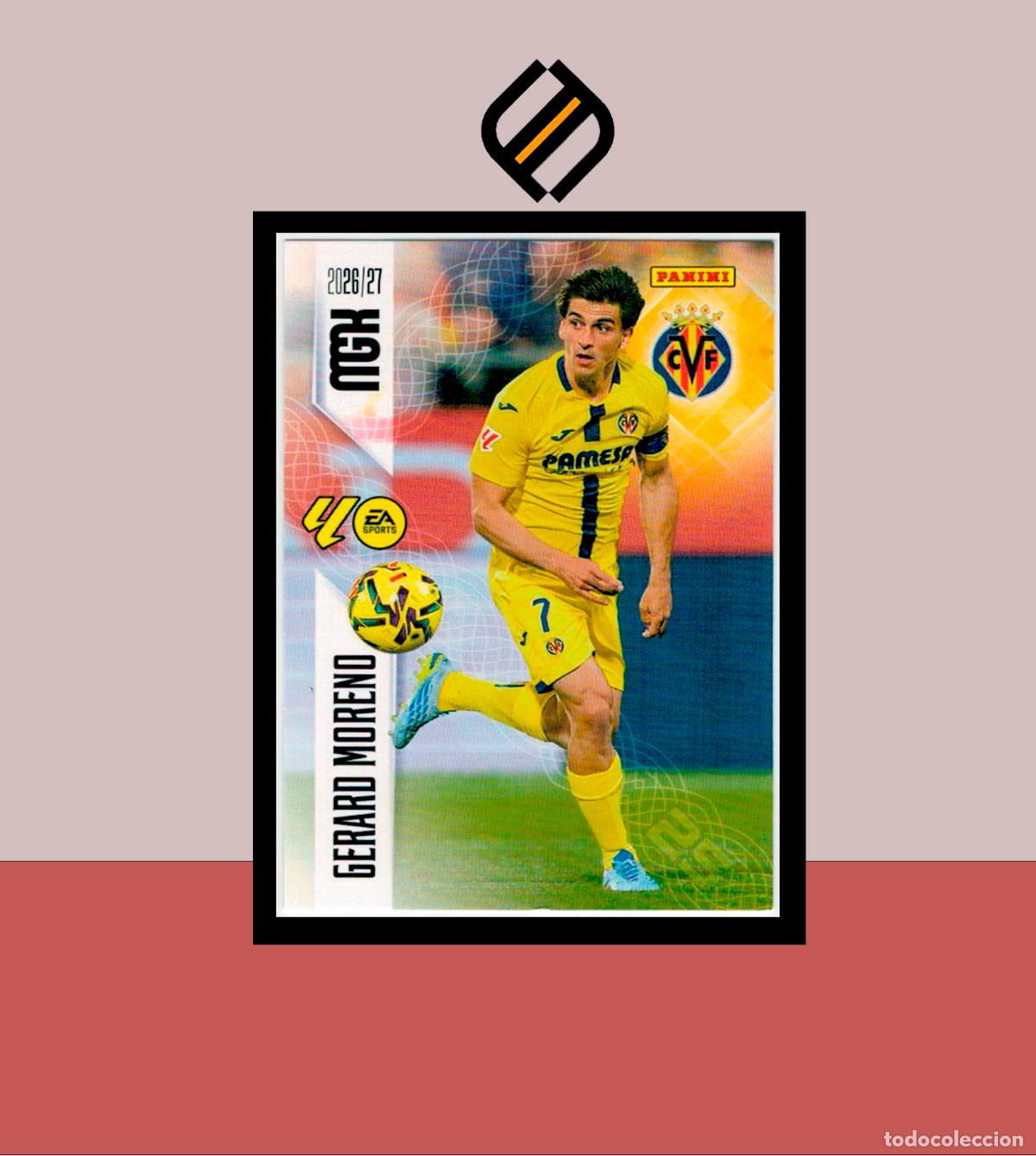 Cromos de f&uacute;tbol: MEGACRACKS 2026 2027 26 27 PANINI N&ordm; 378 GERARD MORENO VILLARREAL COLECCI&Oacute;N ALB&Uacute;M MGK