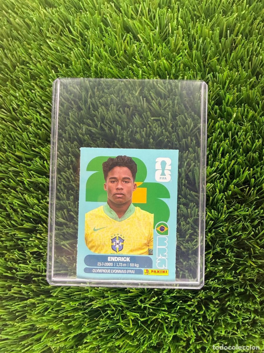 Cromos de f&uacute;tbol: N&ordm; BRA16B Endrick Actualizaci&oacute;n Brasil Mundial 2026 Stickers