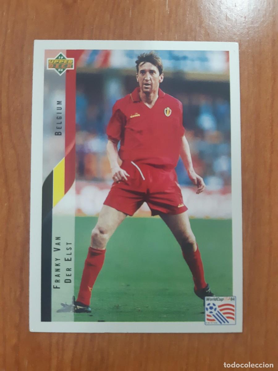 Cromos de f&uacute;tbol: N&deg;107 FRANKY VAN DER ELST BELGIUM B&Eacute;LGICA WORLD CUP USA 94 UPPER DECK 1994