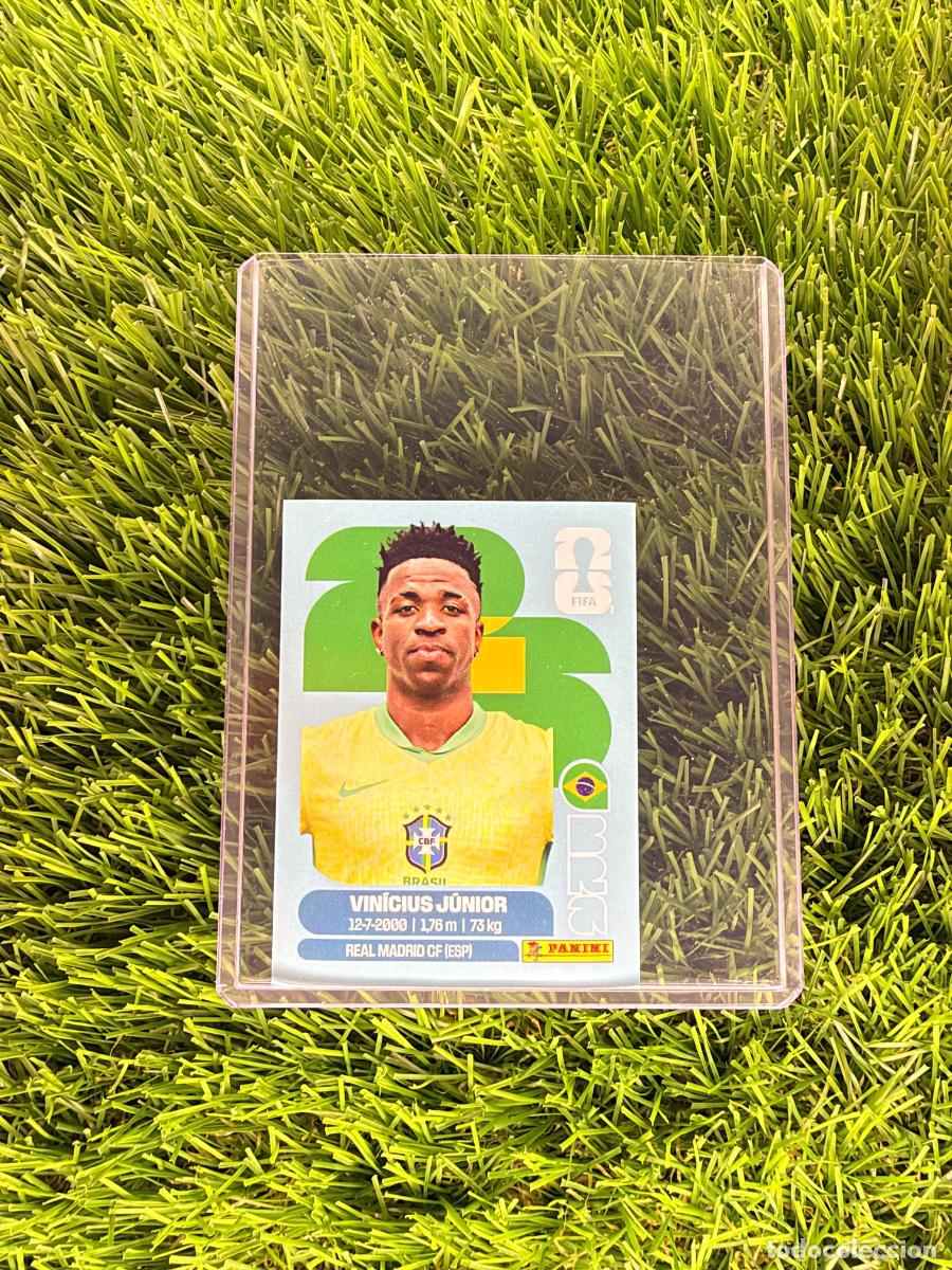 Cromos de f&uacute;tbol: N&ordm; BRA14 Vin&iacute;cius J&uacute;nior Brasil Mundial 2026 Stickers