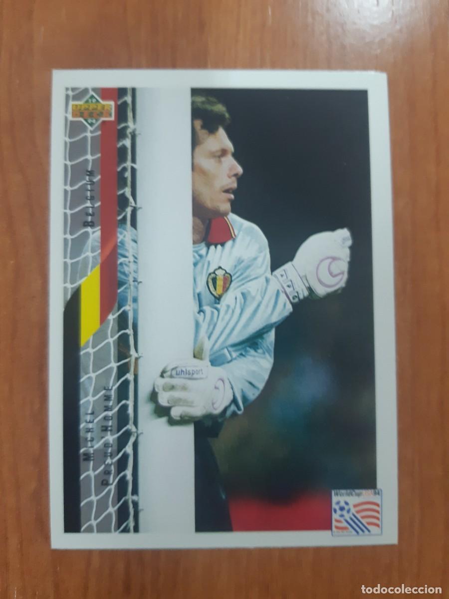 Cromos de f&uacute;tbol: N&deg;102 MICHEL PREUD'HOMME BELGIUM B&Eacute;LGICA WORLD CUP USA 94 UPPER DECK 1994
