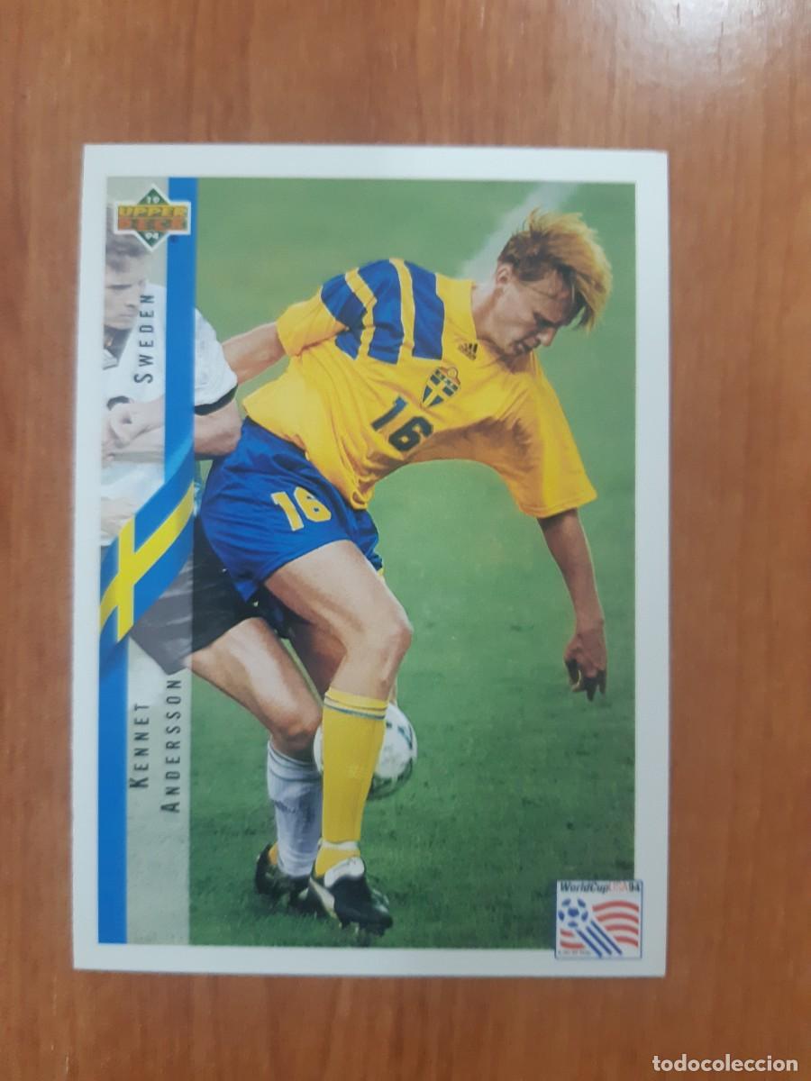 Cromos de f&uacute;tbol: N&deg;100 KENETT ANDERSSON SWEDEN SUECIA WORLD CUP USA 94 UPPER DECK 1994