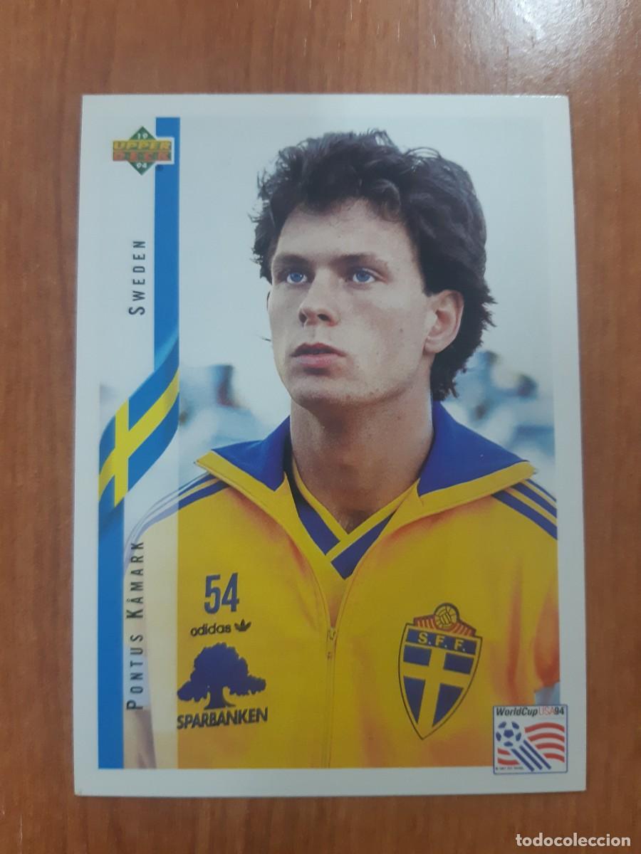 Cromos de f&uacute;tbol: N&deg;99 PONTUS K&Aring;MARK SWEDEN SUECIA WORLD CUP USA 94 UPPER DECK 1994