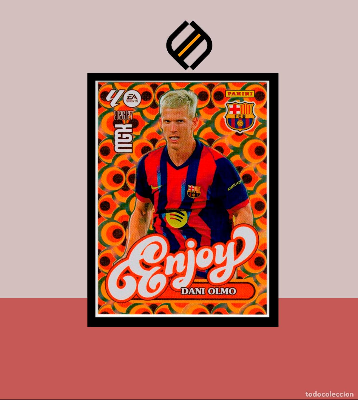 Cromos de f&uacute;tbol: MEGACRACKS 2026 2027 26 27 PANINI 381 DANI OLMO BARCELONA BAR&Ccedil;A COLECCI&Oacute;N ALB&Uacute;M MGK ENJOY