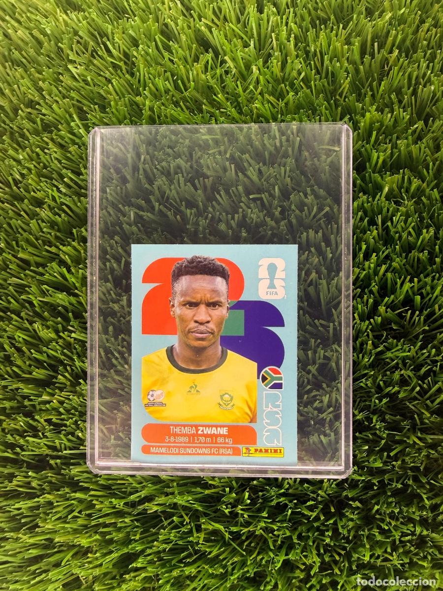 Cromos de f&uacute;tbol: N&ordm; RSA14B Themba Zwane Actualizaci&oacute;n Sud&aacute;frica Mundial 2026 Stickers
