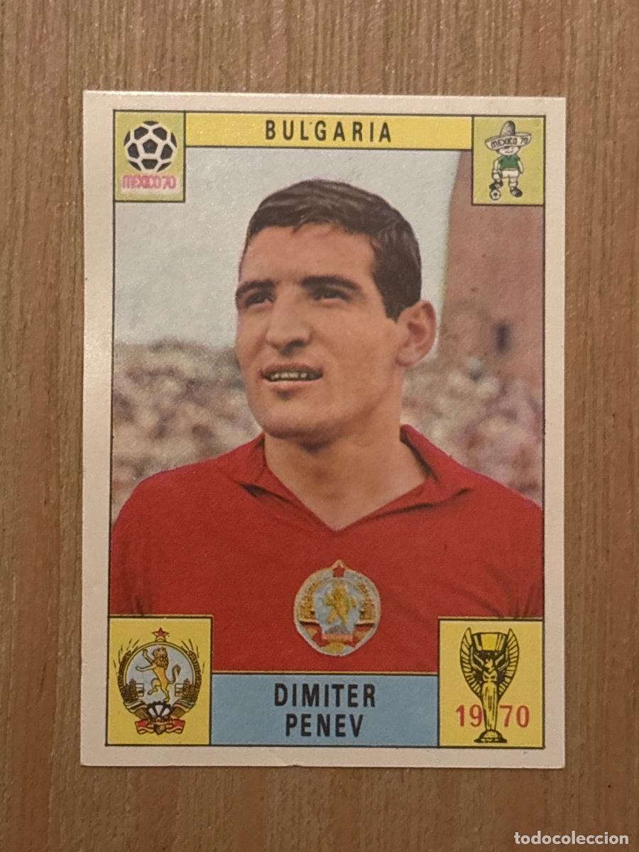 Cromos de f&uacute;tbol: 44. CROMO MUNDIAL M&Eacute;XICO 70 PANINI DESPEGADO BULGARIA DIMITER PENEV