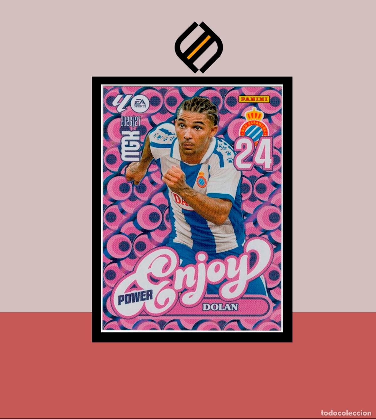 Cromos de f&uacute;tbol: MEGACRACKS 2026 2027 26 27 PANINI P382 382 DOLAN ESPANYOL ESPA&Ntilde;OL COLECCI&Oacute;N ALB&Uacute;M MGK ENJOY POWER
