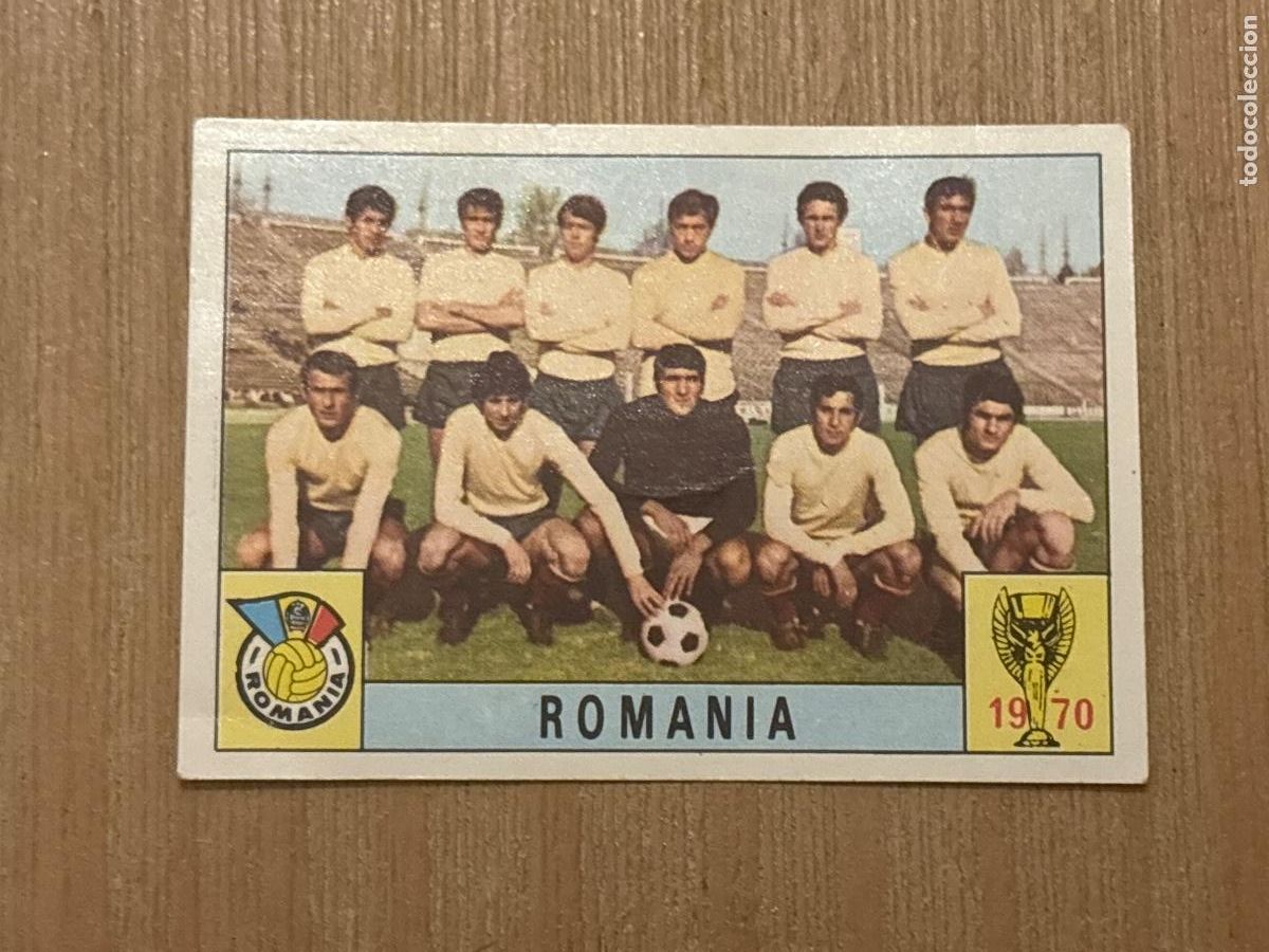 Figurine di Calcio: 44. CROMO MUNDIAL M&Eacute;XICO 70 PANINI DESPEGADO ROMANIA RUMANIA ALINEACI&Oacute;N