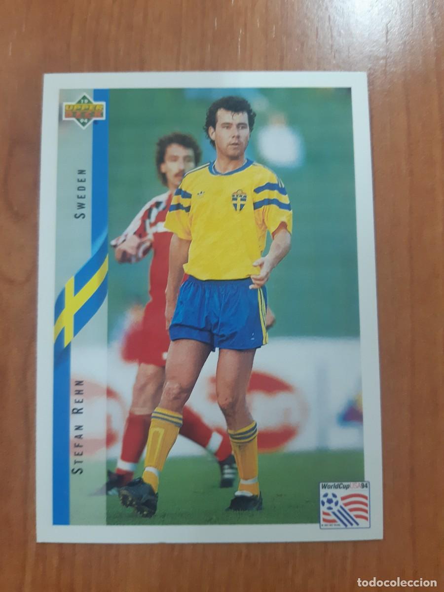 Cromos de f&uacute;tbol: N&deg;97 STEFAN REHN SWEDEN SUECIA WORLD CUP USA 94 UPPER DECK 1994