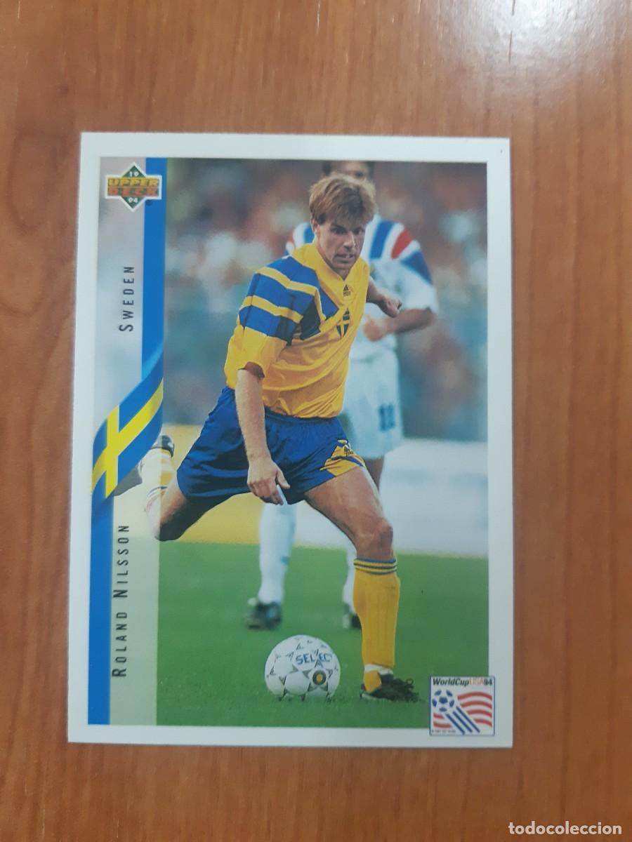 Cromos de f&uacute;tbol: N&deg;95 ROLAND NILSSON SWEDEN SUECIA WORLD CUP USA 94 UPPER DECK 1994