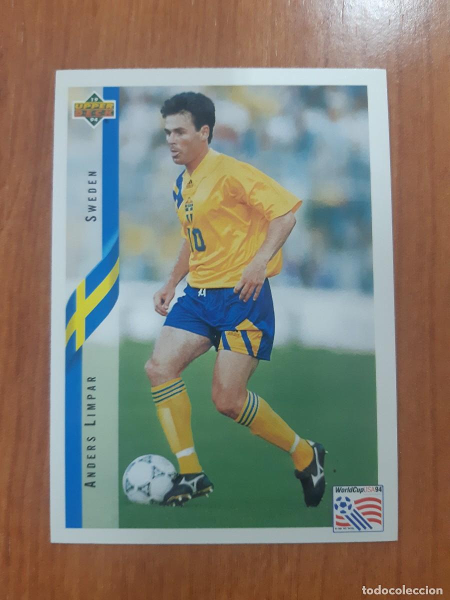 Cromos de f&uacute;tbol: N&deg;90 ANDERS LIMPAR SWEDEN SUECIA WORLD CUP USA 94 UPPER DECK 1994