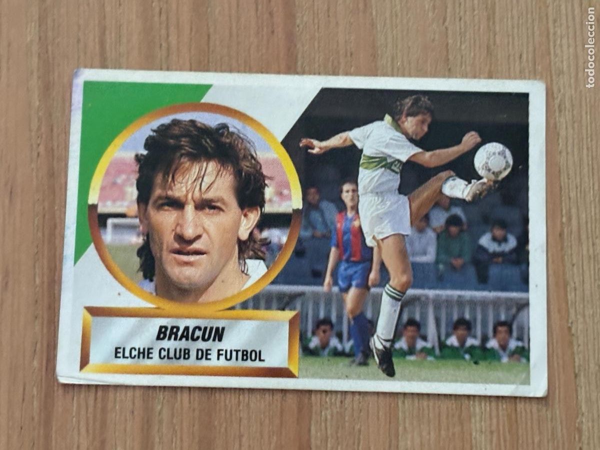 Cromos de f&uacute;tbol: 44. CROMO LIGA ESTE 88-89 1988-89 SIN PEGAR ELCHE N 12 BRACUN