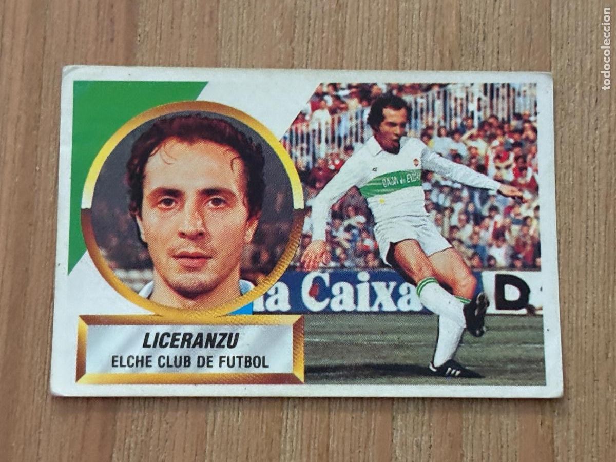 Cromos de f&uacute;tbol: 44. CROMO LIGA ESTE 88-89 1988-89 SIN PEGAR ELCHE N 7 LICERANZU