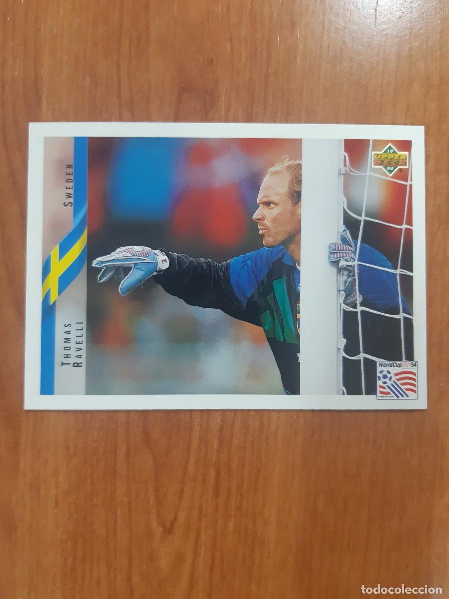 Cromos de f&uacute;tbol: N&deg;86 THOMAS RAVELLI SWEDEN SUECIA WORLD CUP USA 94 UPPER DECK 1994