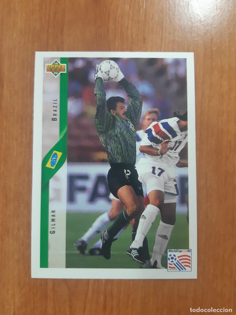 Cromos de f&uacute;tbol: N&deg;85 GILMAR BRAZIL BRASIL WORLD CUP USA 94 UPPER DECK 1994