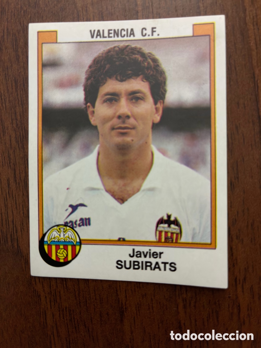 Cromos de f&uacute;tbol: Cromo Subirats (Valencia C.F.) n&ordm; 359 - F&uacute;tbol 88 Panini (1987/88) - Sin Pegar / Excelente Estado
