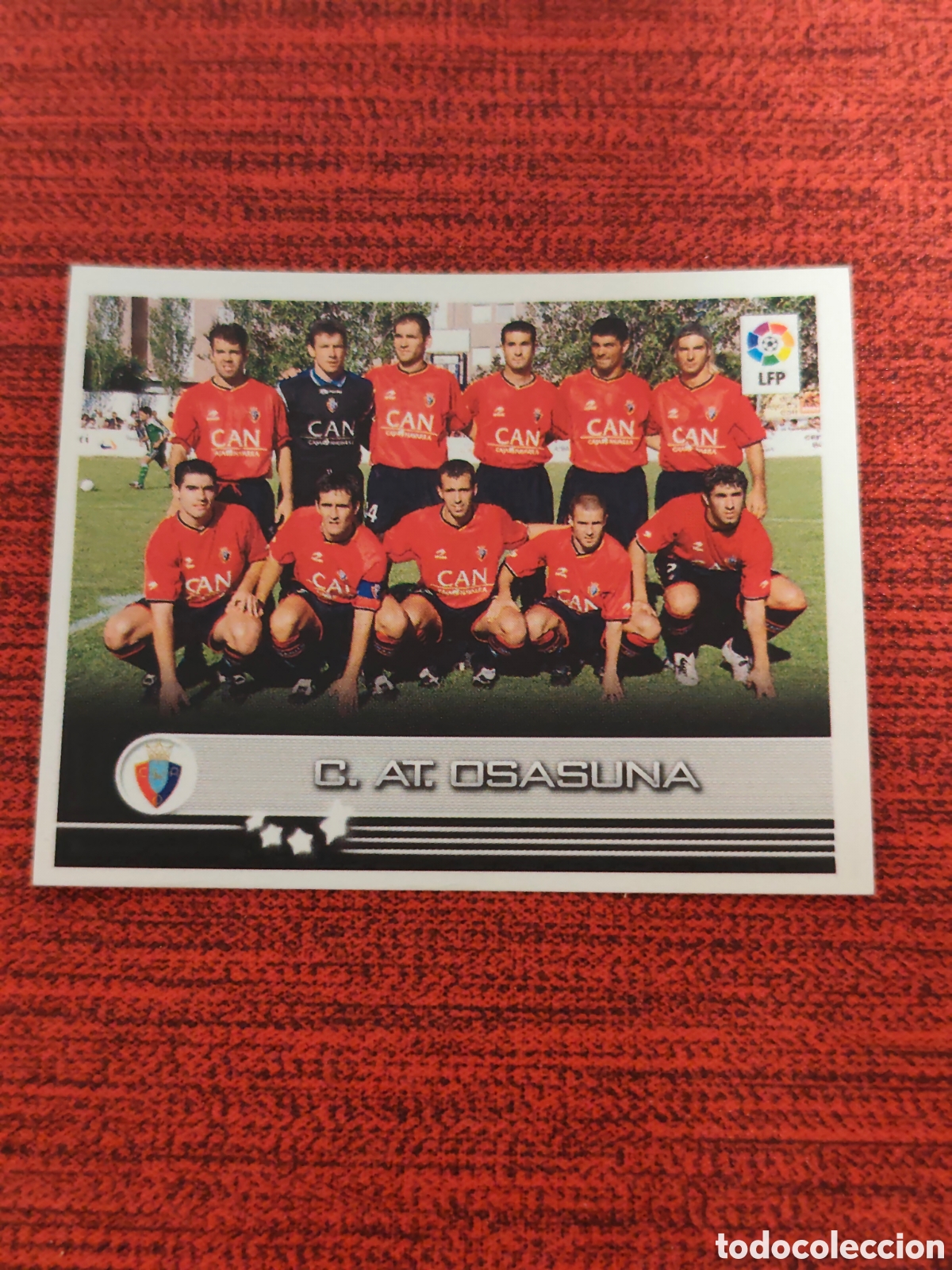 Cromos de f&uacute;tbol: 235 ALINEACI&Oacute;N OSASUNA SUPERLIGA DE ESTRELLAS 2002 2003