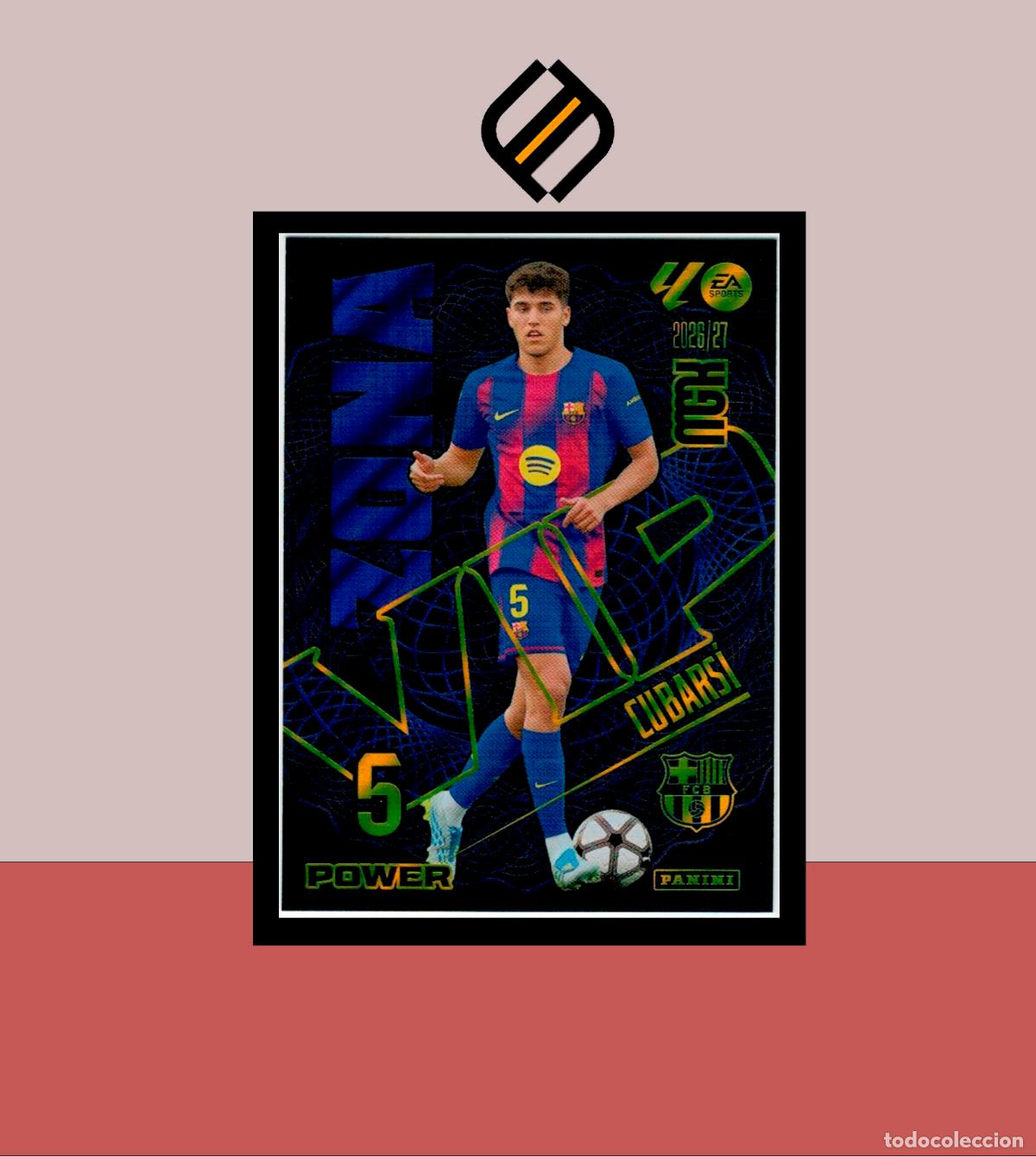 Cromos de f&uacute;tbol: MEGACRACKS 2026 2027 26 27 PANINI P391 391 CUBARS&Iacute; BARCELONA BAR&Ccedil;A COLECCI&Oacute;N MGK ZONA VIP POWER