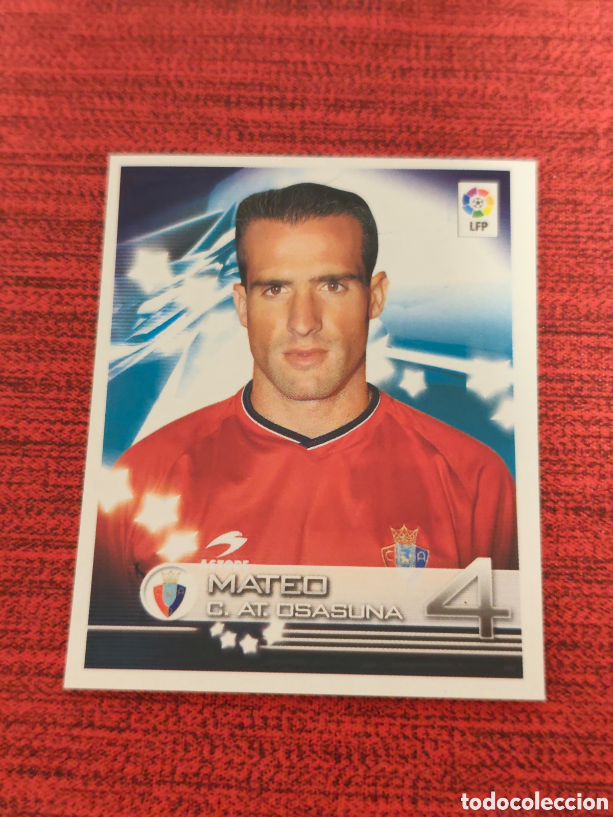Cromos de f&uacute;tbol: 237 MATEO OSASUNA SUPERLIGA DE ESTRELLAS 2002 2003