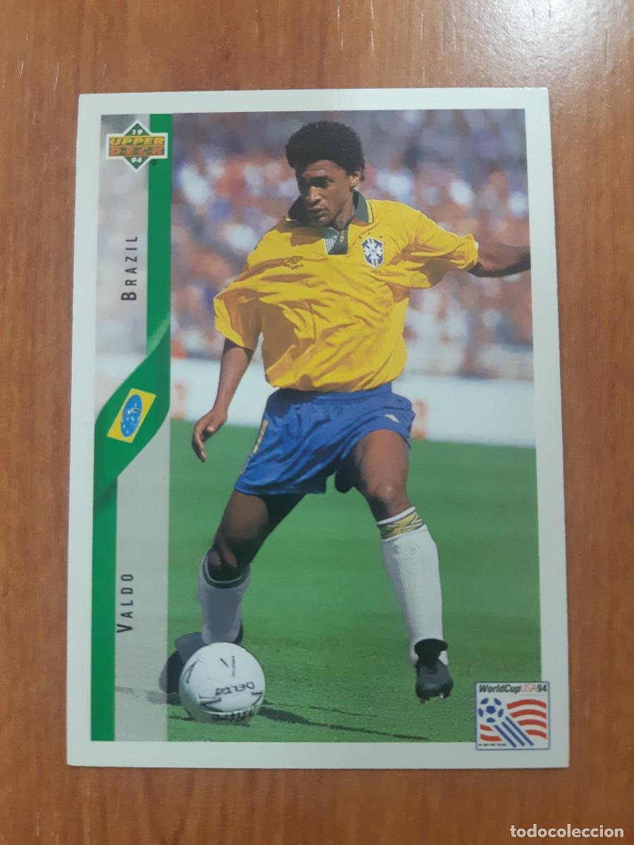Cromos de f&uacute;tbol: N&deg;81 VALDO BRAZIL BRASIL WORLD CUP USA 94 UPPER DECK 1994