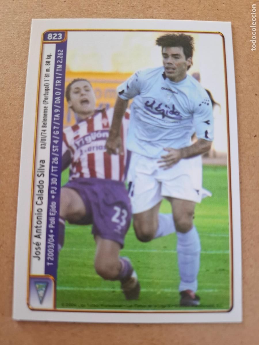 Cromos de f&uacute;tbol: MUNDICROMO 2004 2005 04 05 - 823 CALADO / CANITO - C.P. EJIDO