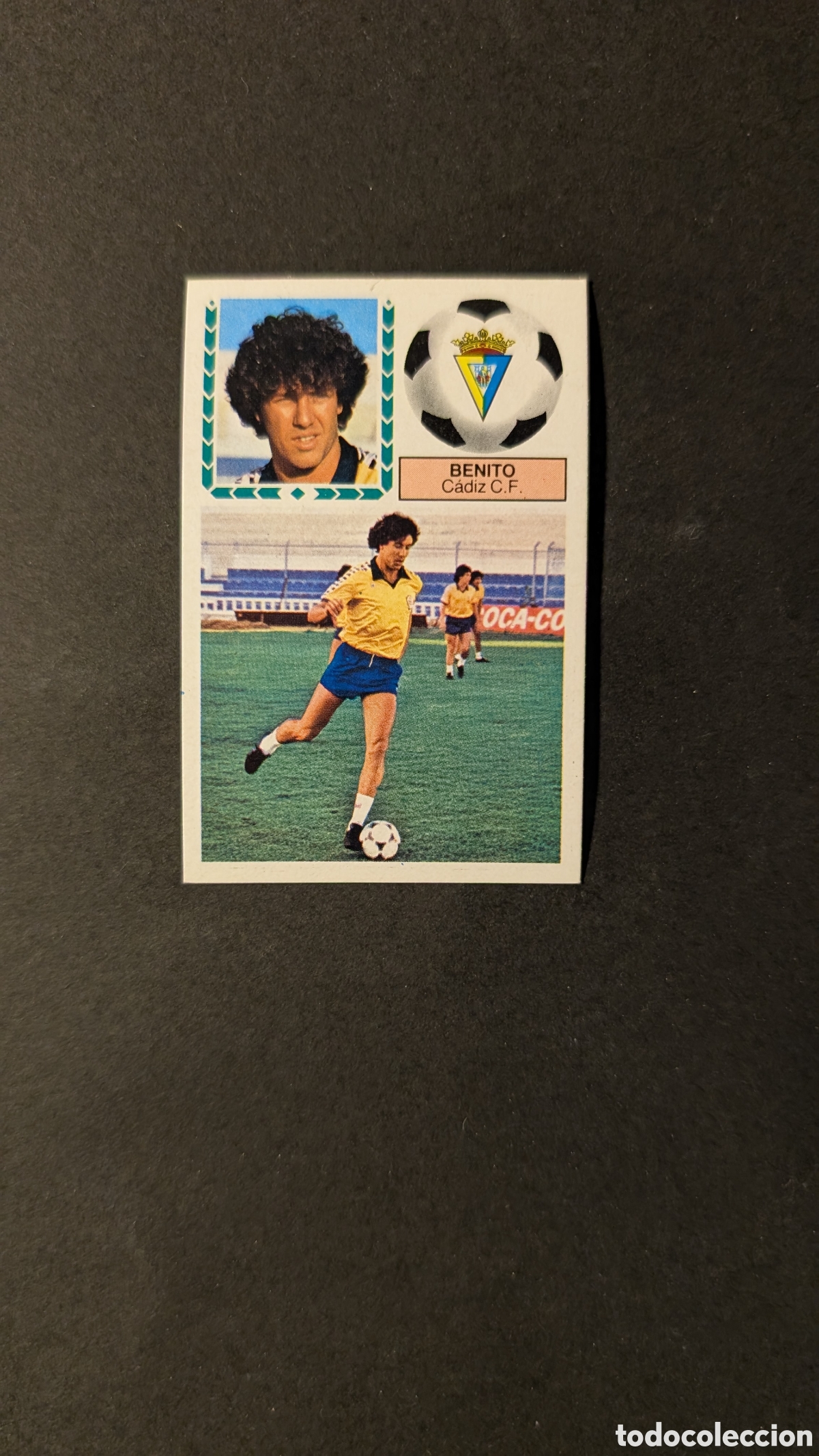 Cromos de Futebol: L1 BENITO CADIZ VERSION FICHAJE 8 LIGA ESTE 1983/84 83 84 NUNCA PEGADO SIN PEGAR