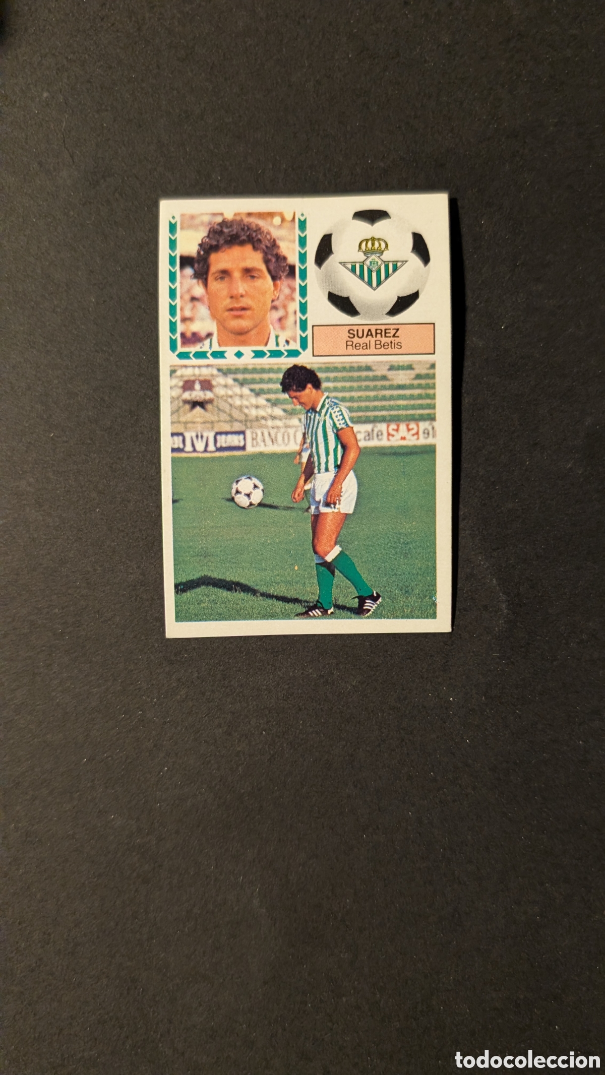 Fu&szlig;ball-Sticker: L1 SUAREZ BETIS FICHAJE 14 VERSION LIGA ESTE 1983/84 83 84 NUNCA PEGADO SIN PEGAR