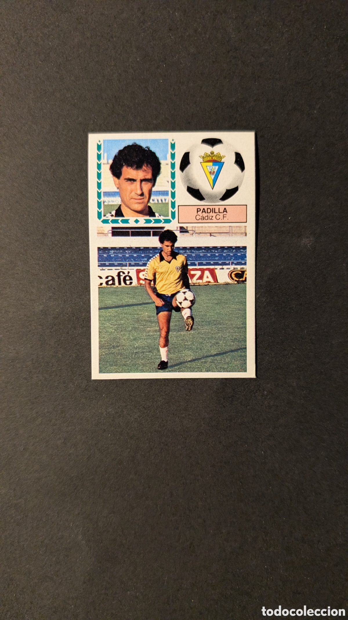 Cartes &agrave; collectionner de Football: L1 PADILLA CADIZ FICHAJE 22 VERSION LIGA ESTE 1983/84 83 84 NUNCA PEGADO SIN PEGAR