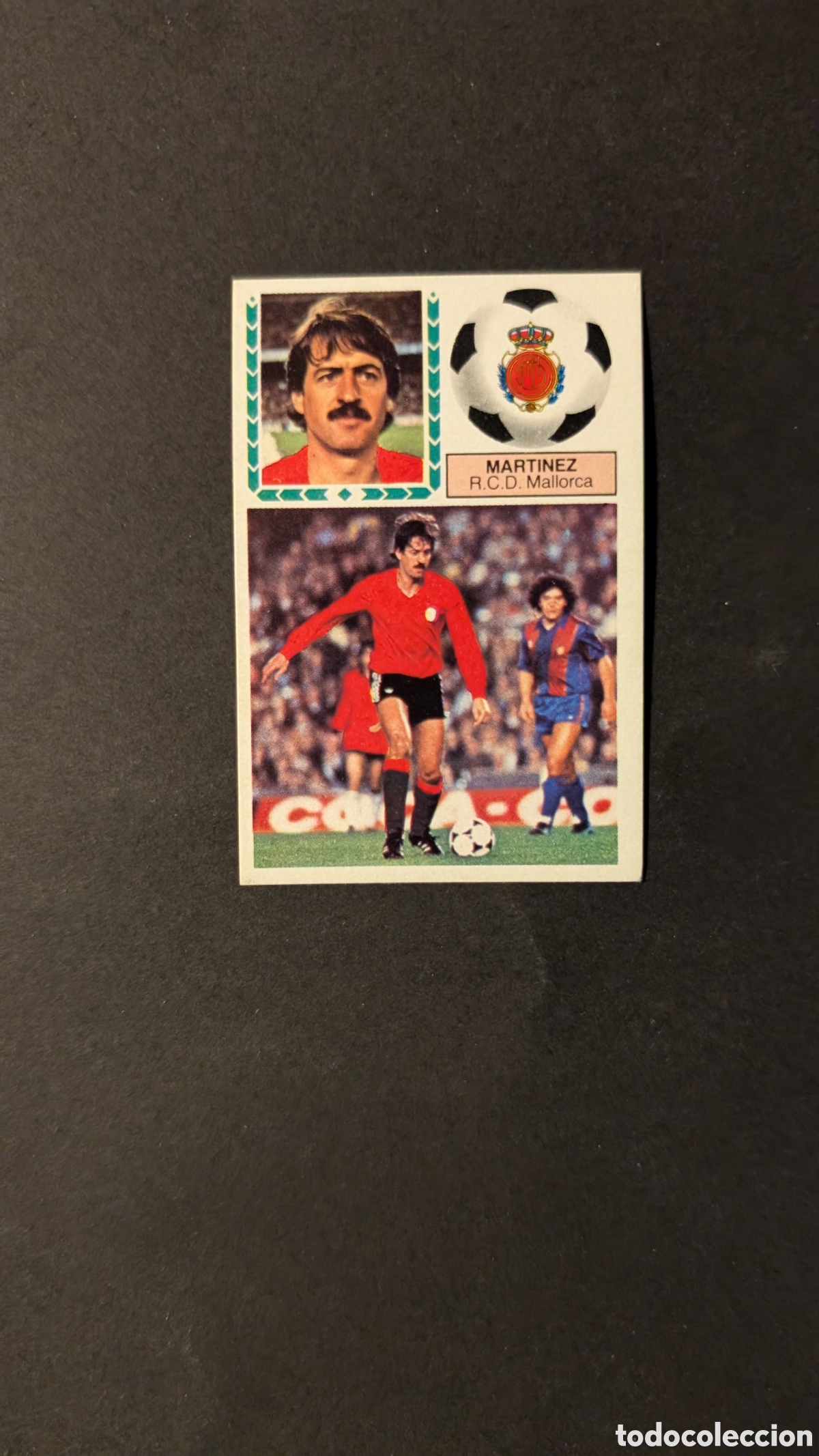 Cartes &agrave; collectionner de Football: L1 MARTINEZ MALLORCA FICHAJE 23 VERSION MARADONA LIGA ESTE 1983/84 83 84 NUNCA PEGADO SIN PEGAR