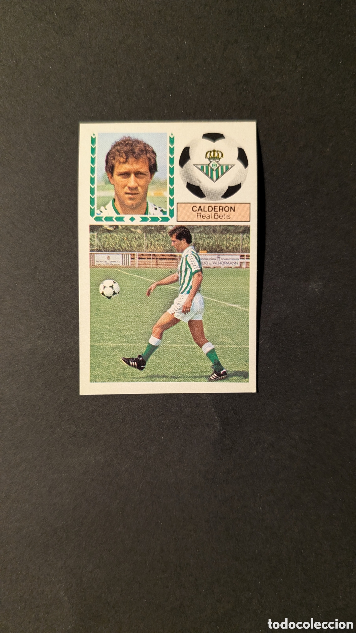 Cartes &agrave; collectionner de Football: L1 CALDERON BETIS FICHAJE 28 VERSION LIGA ESTE 1983/84 83 84 NUNCA PEGADO SIN PEGAR