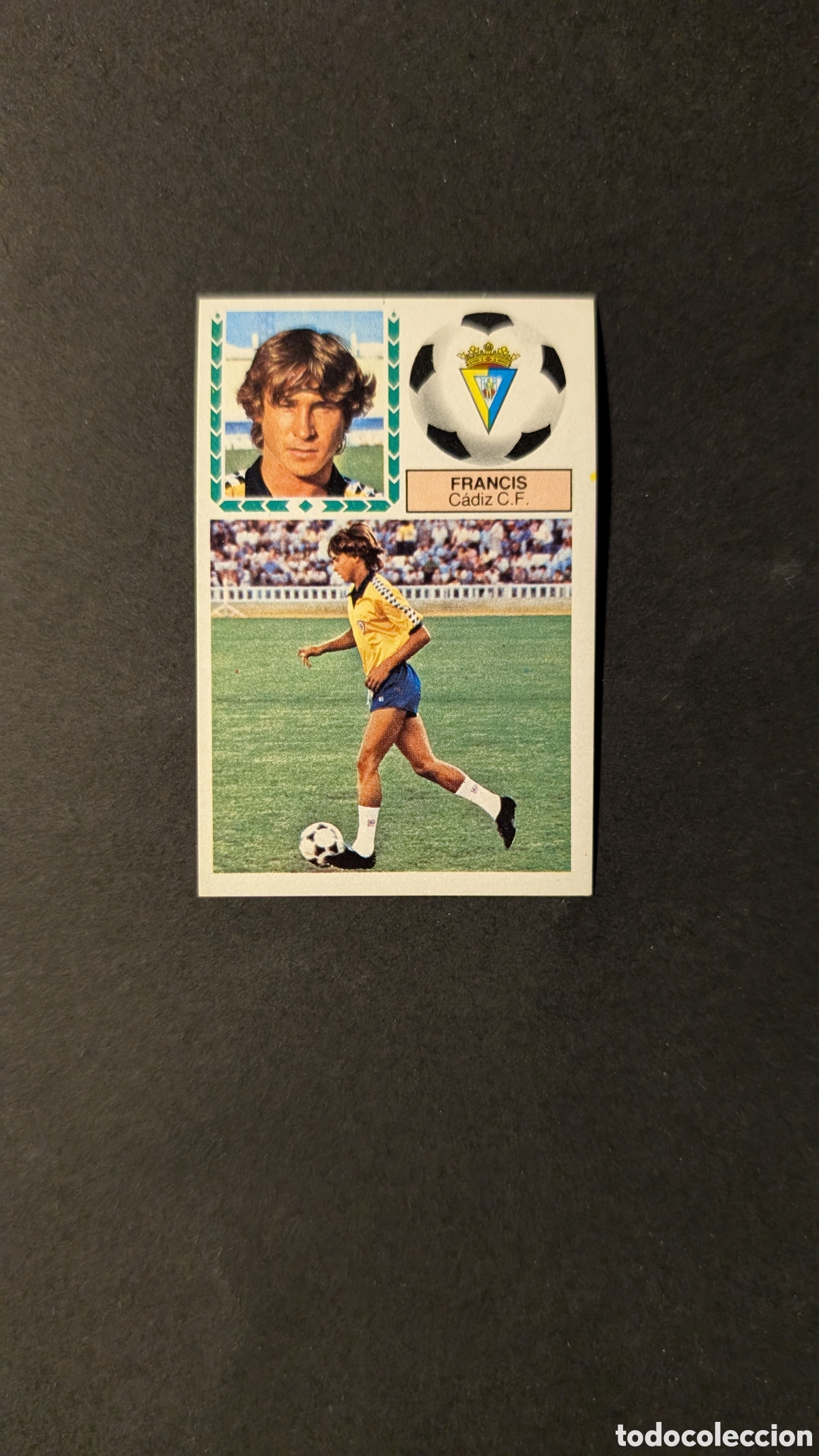 Cartes &agrave; collectionner de Football: L1 FRANCIS CADIZ FICHAJE 29 LIGA ESTE 1983/84 83 84 NUNCA PEGADO SIN PEGAR