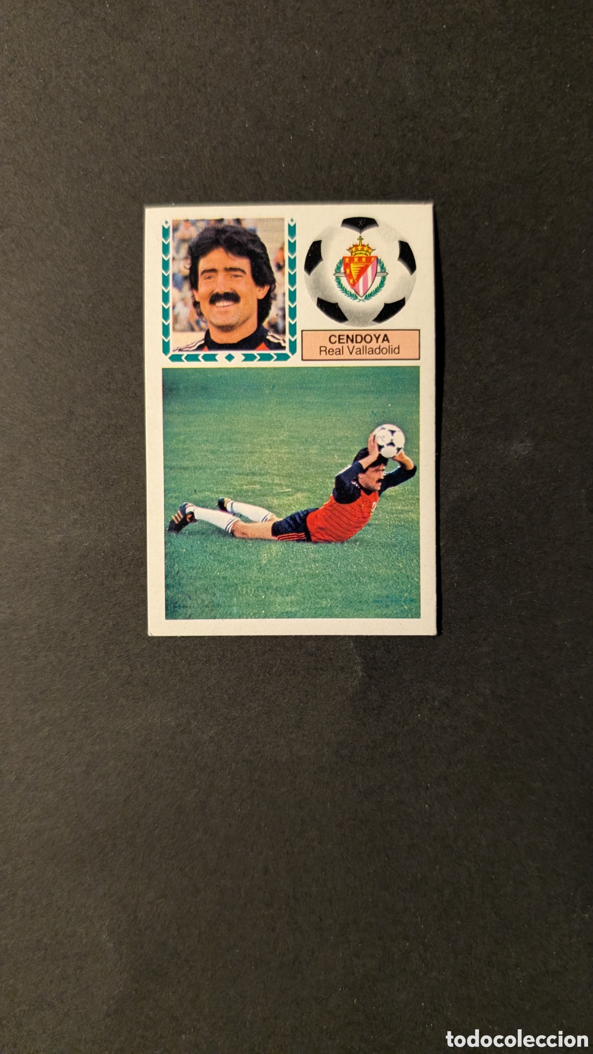 Fu&szlig;ball-Sticker: L1 CENDOYA VALLADOLID FICHAJE 32 LIGA ESTE 1983/84 83 84 NUNCA PEGADO SIN PEGAR