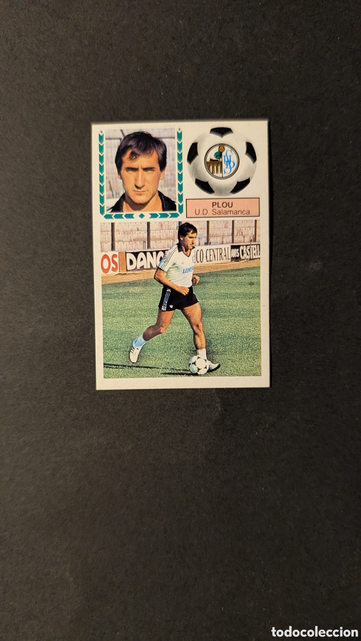 Fu&szlig;ball-Sticker: L1 PLOU SALAMANCA FICHAJE 33 LIGA ESTE 1983/84 83 84 NUNCA PEGADO SIN PEGAR
