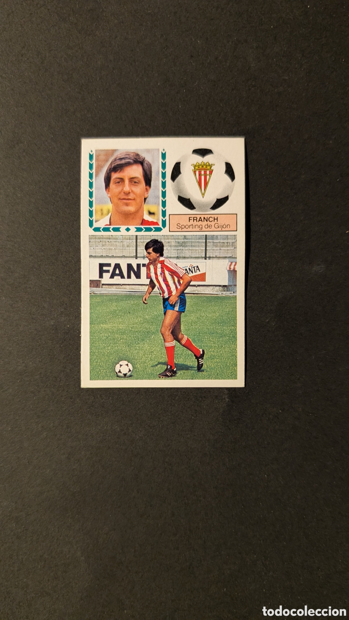 Football Stickers: L1 FRANCH SPORTING GIJON FICHAJE 42 LIGA ESTE 1983/84 83 84 NUNCA PEGADO SIN PEGAR
