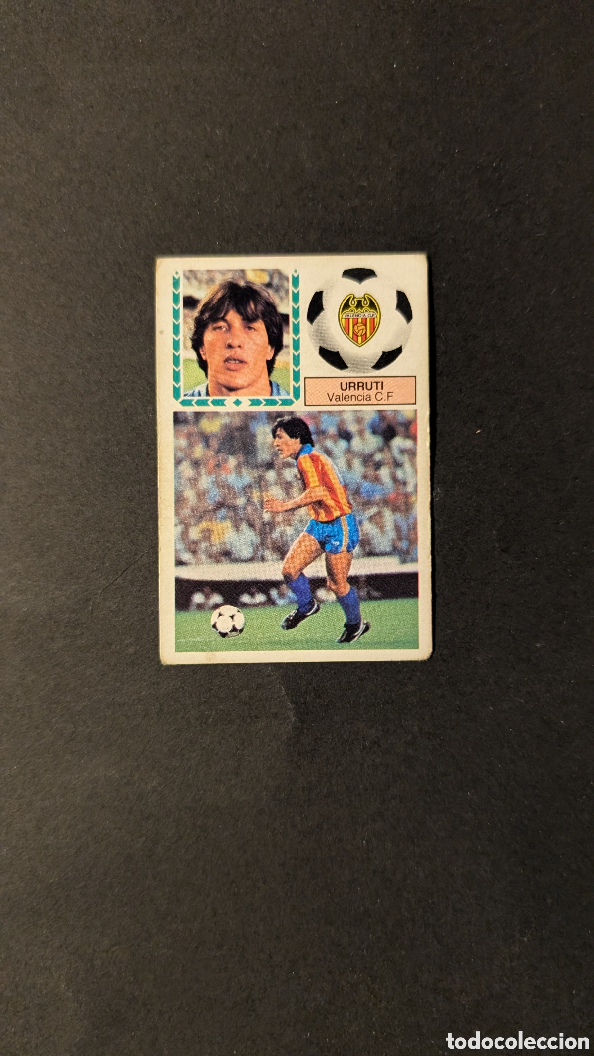 Cromos de f&uacute;tbol: L1 URRUTI VALENCIA FICHAJE 6 BIS LIGA ESTE 1983/84 83 84 NUNCA PEGADO SIN PEGAR