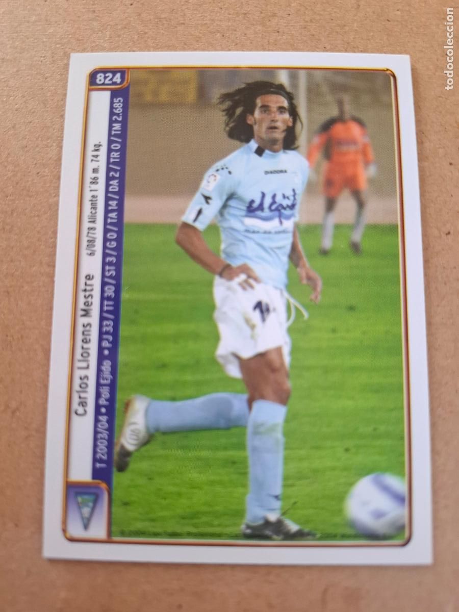 Cromos de f&uacute;tbol: MUNDICROMO 2004 2005 04 05 - 824 LLORENS / SABINO - C.P. EJIDO