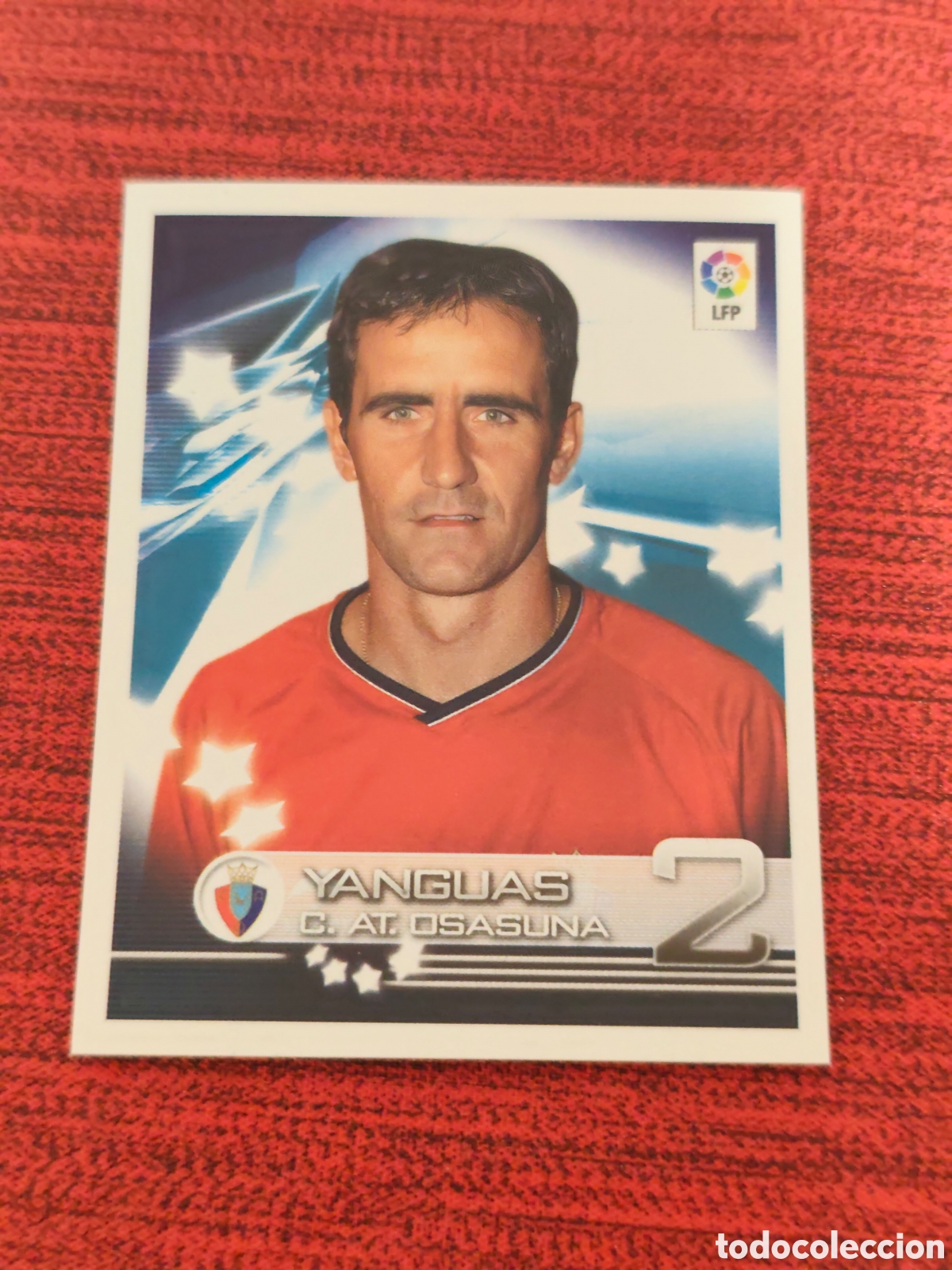 Cromos de f&uacute;tbol: 242 YANGUAS OSASUNA SUPERLIGA DE ESTRELLAS 2002 2003