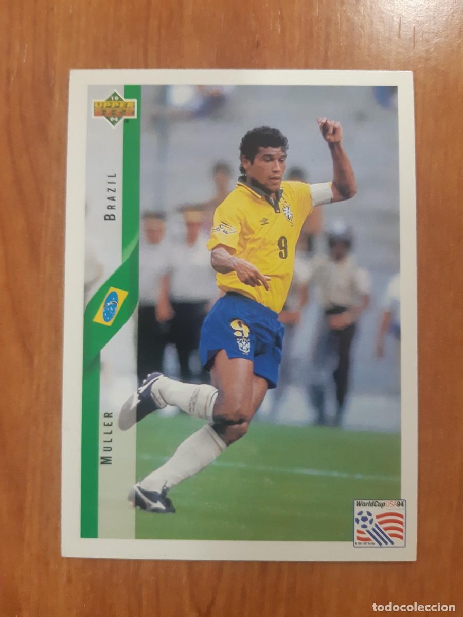 Cromos de f&uacute;tbol: N&deg;77 MULLER BRAZIL BRASIL WORLD CUP USA 94 UPPER DECK 1994