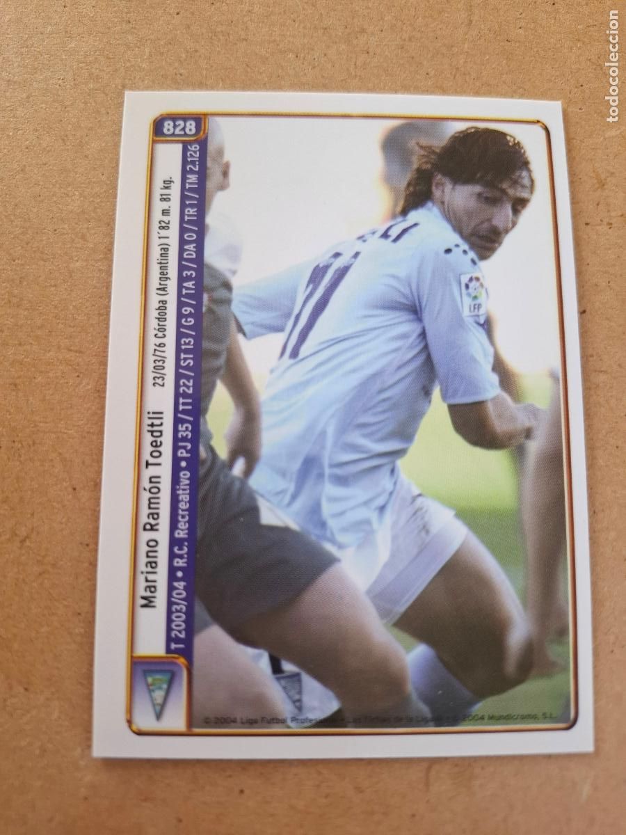Cromos de f&uacute;tbol: MUNDICROMO 2004 2005 04 05 - 828 TOEDTLI / VUCKO - C.P. EJIDO