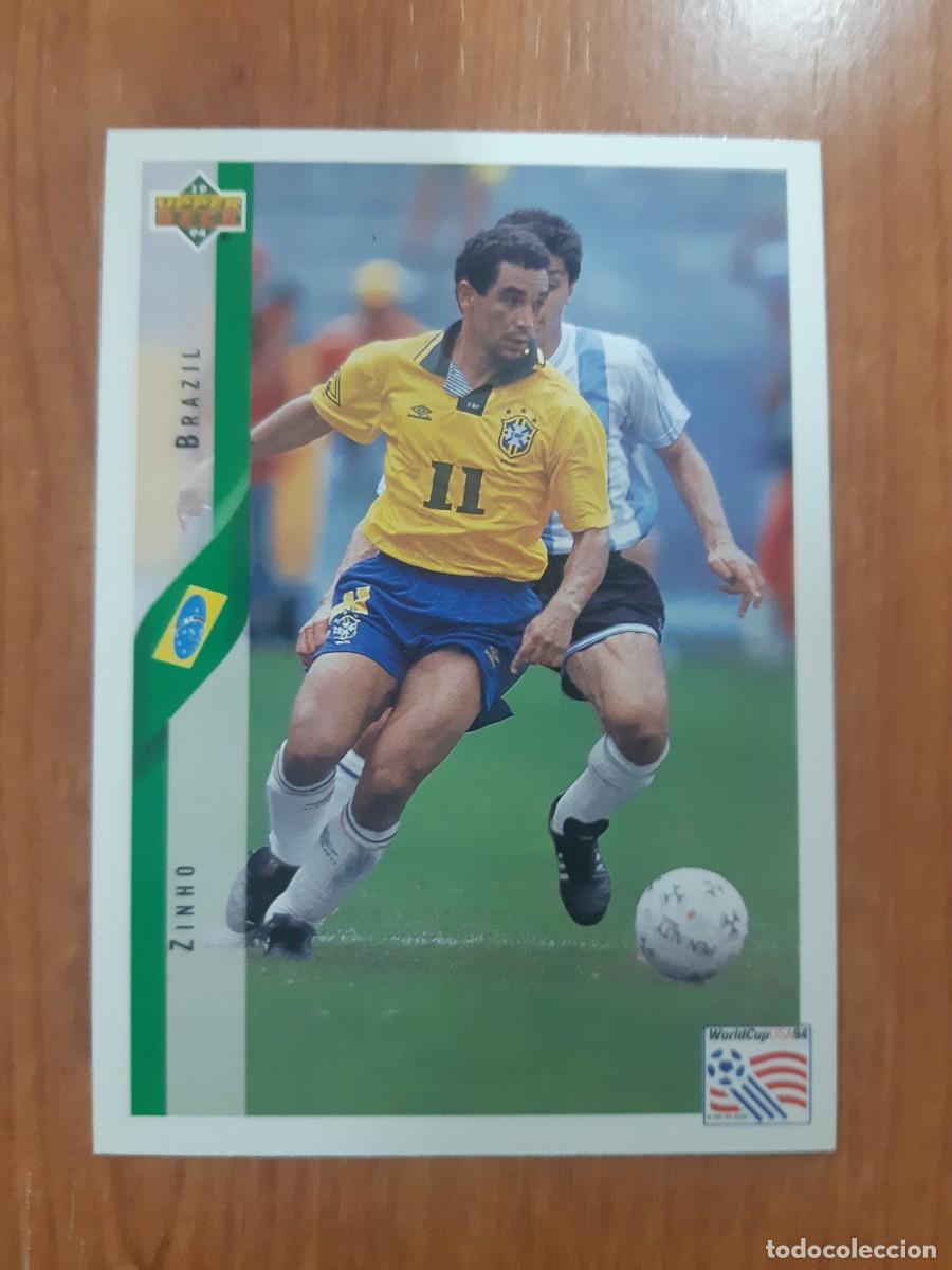Cromos de f&uacute;tbol: N&deg;74 ZINHO BRAZIL BRASIL WORLD CUP USA 94 UPPER DECK 1994