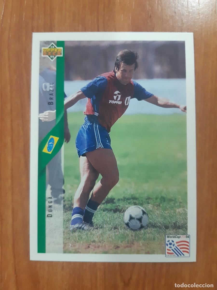Cromos de f&uacute;tbol: N&deg;71 DUNGA BRAZIL BRASIL WORLD CUP USA 94 UPPER DECK 1994