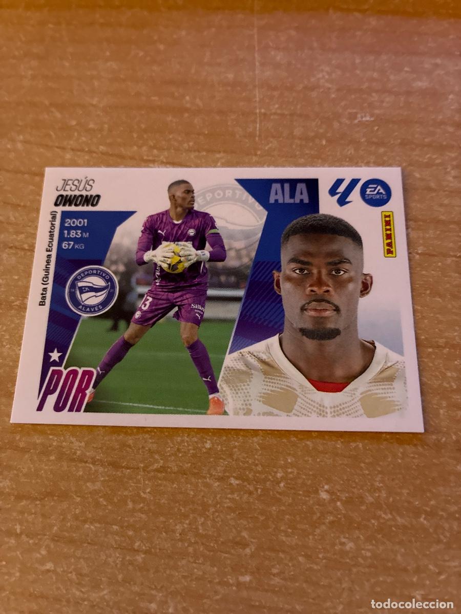 Cromos de f&uacute;tbol: 4 OWONO ALAV&Eacute;S LIGA ESTE 2025 2026